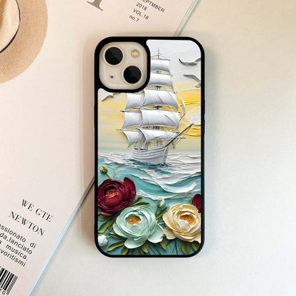 Sailing Sunrise Bloom Glass Case