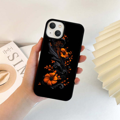 Midnight Ember Bloom Glass Case