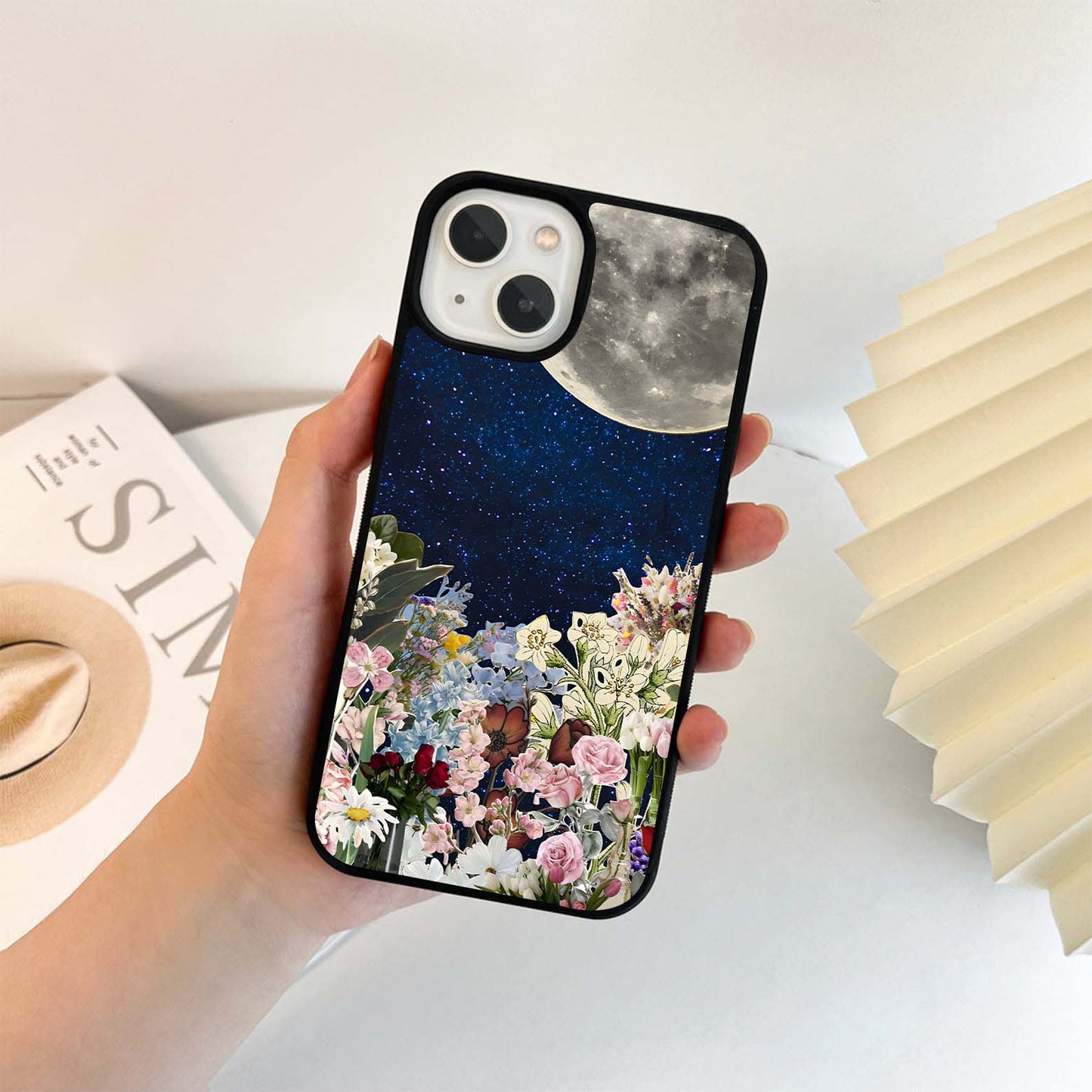 Lunar Blossom Moon Glass Case