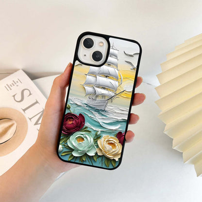 Sailing Sunrise Bloom Glass Case