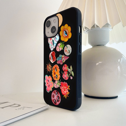 Funky Fruit Face Glass Case