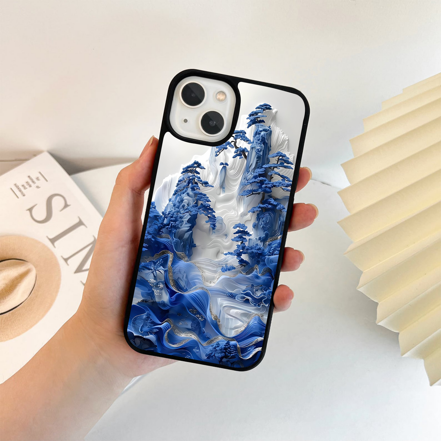 Ice Slope Calm Glass Case