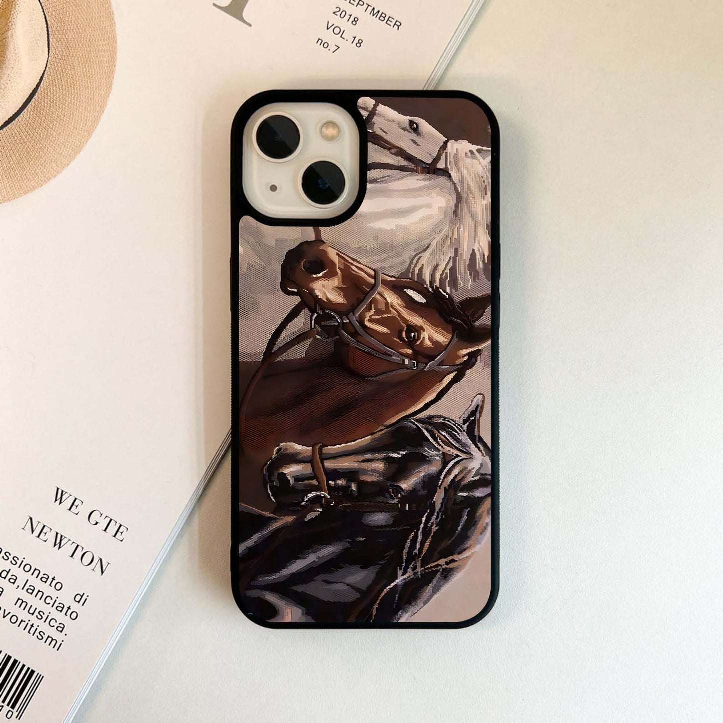 Wild Trio Gallop Glass Case