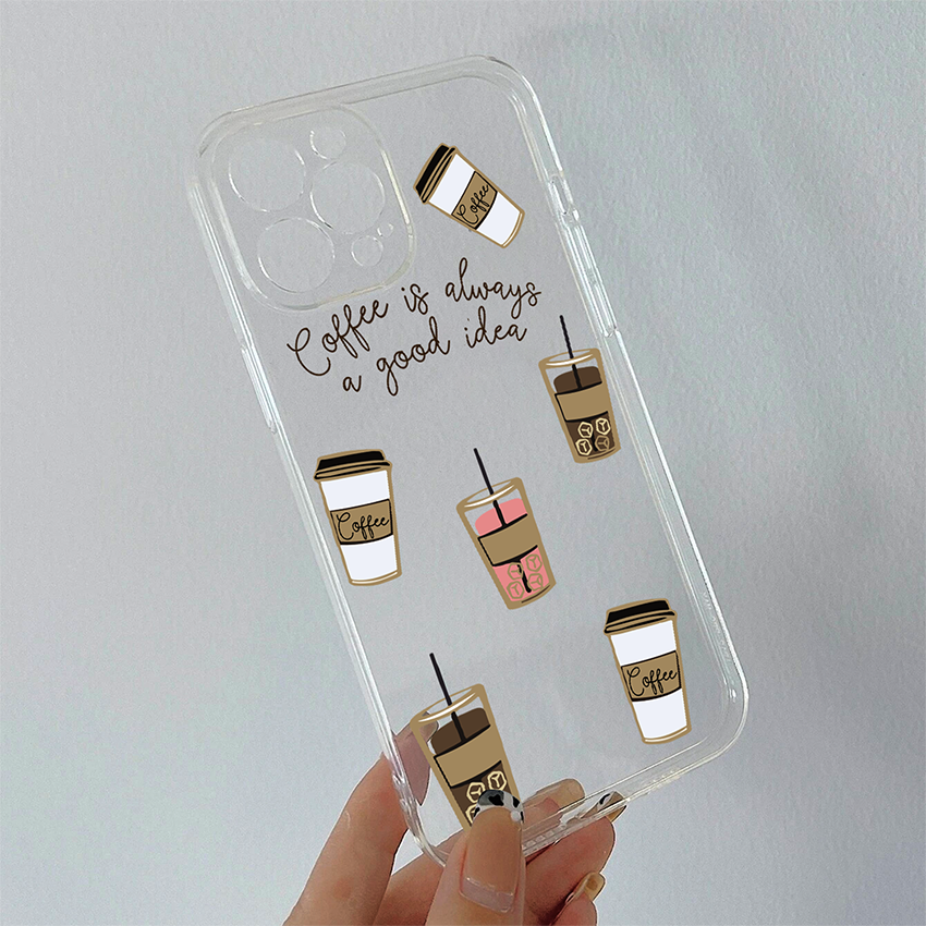 Coffee Person- Always Coffee Clear Silicon Case Cover