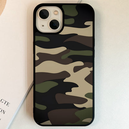 Classic Army Camouflage Glass Case