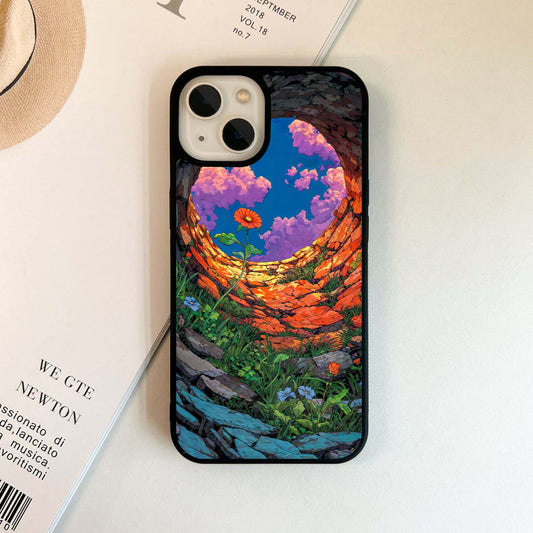 Bloom Within Stone Glass Case