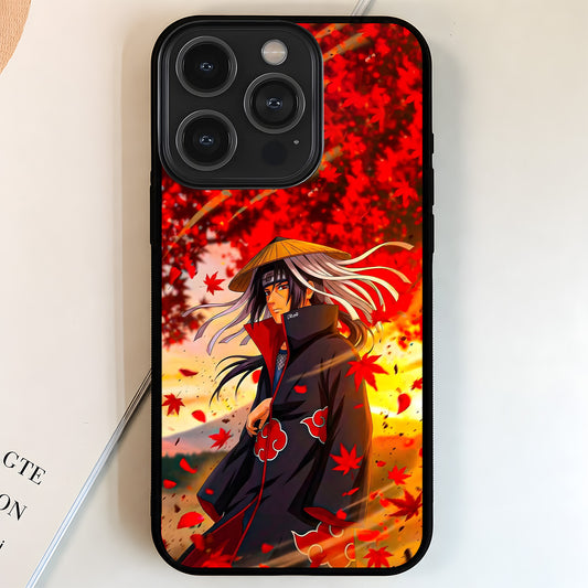 Naruto Itachi Autumn Glass Case