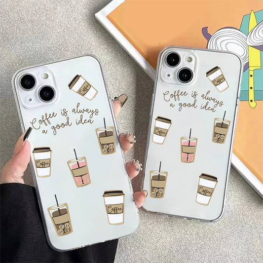 Coffee Person- Always Coffee Clear Silicon Case Cover