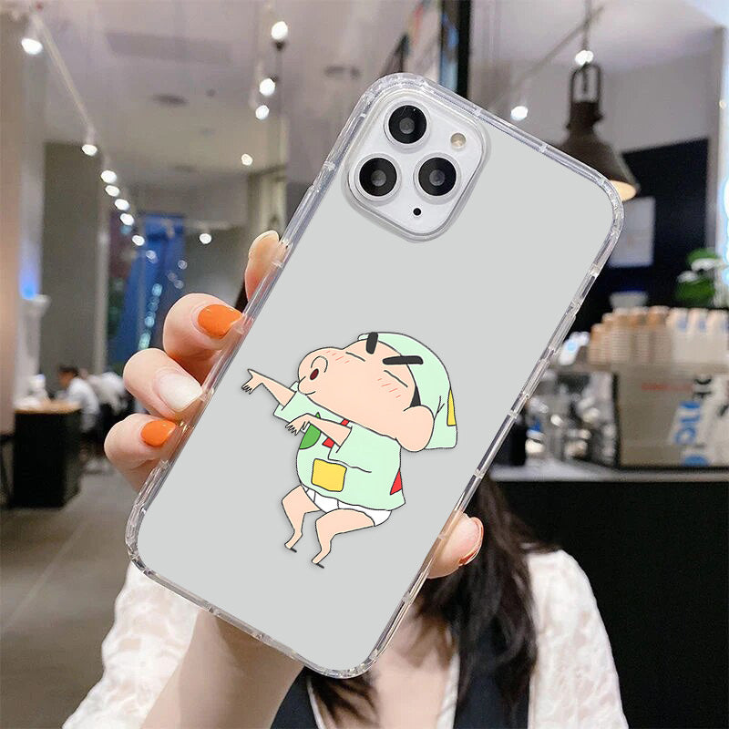 Dancing Baby Shinchan Clear Silicon Cover