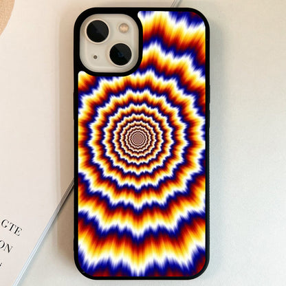 Fiery Optical Vortex Glass Case