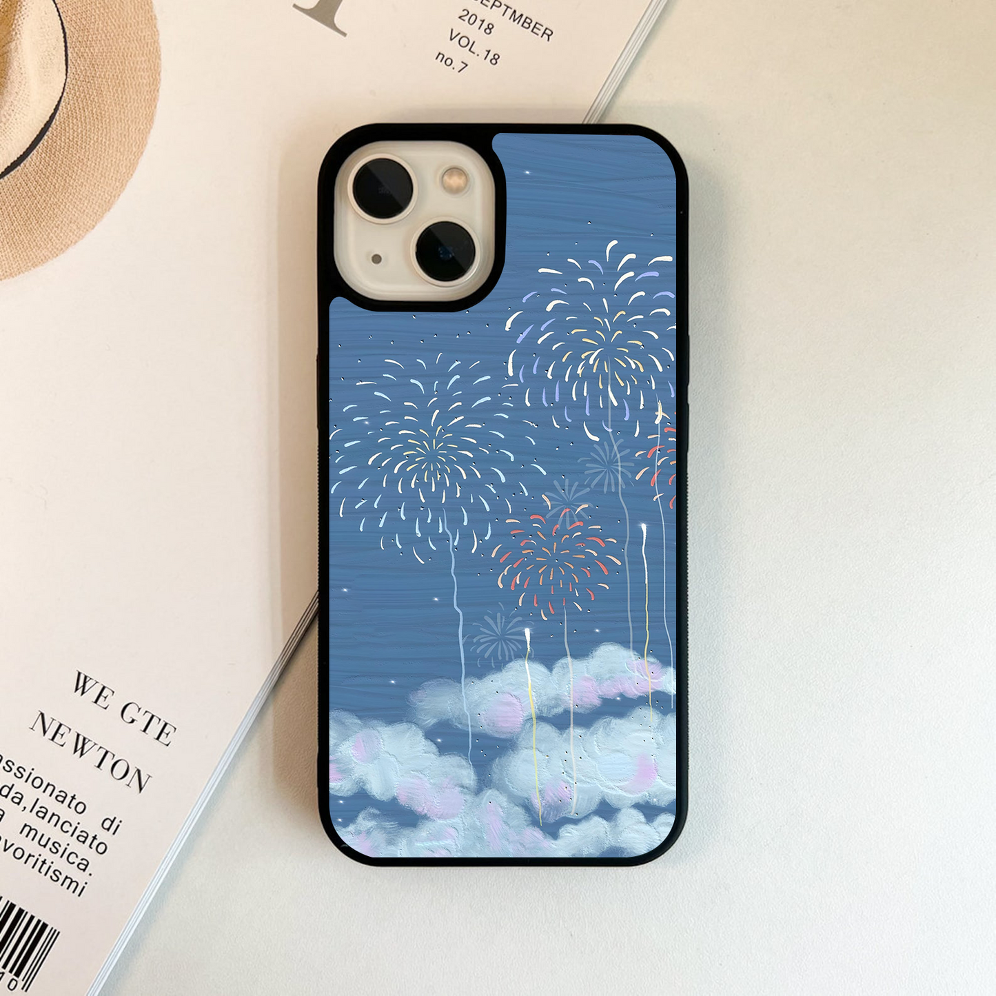 Midnight Firework Whimsy Glass Case