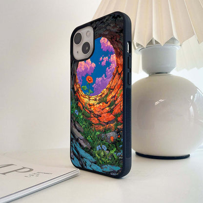 Bloom Within Stone Glass Case