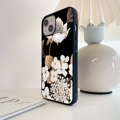 Gilded Bloom Elegance Glass Case