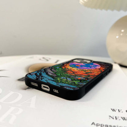 Bloom Within Stone Glass Case