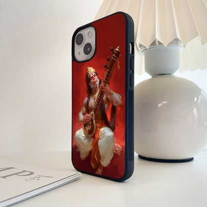 Hanuman Divine Music Glass Case