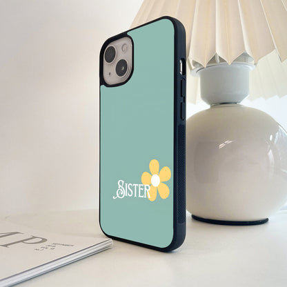 Blooming Sister Love Glass Case
