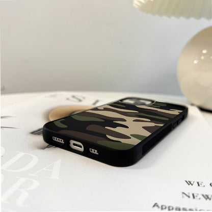 Classic Army Camouflage Glass Case