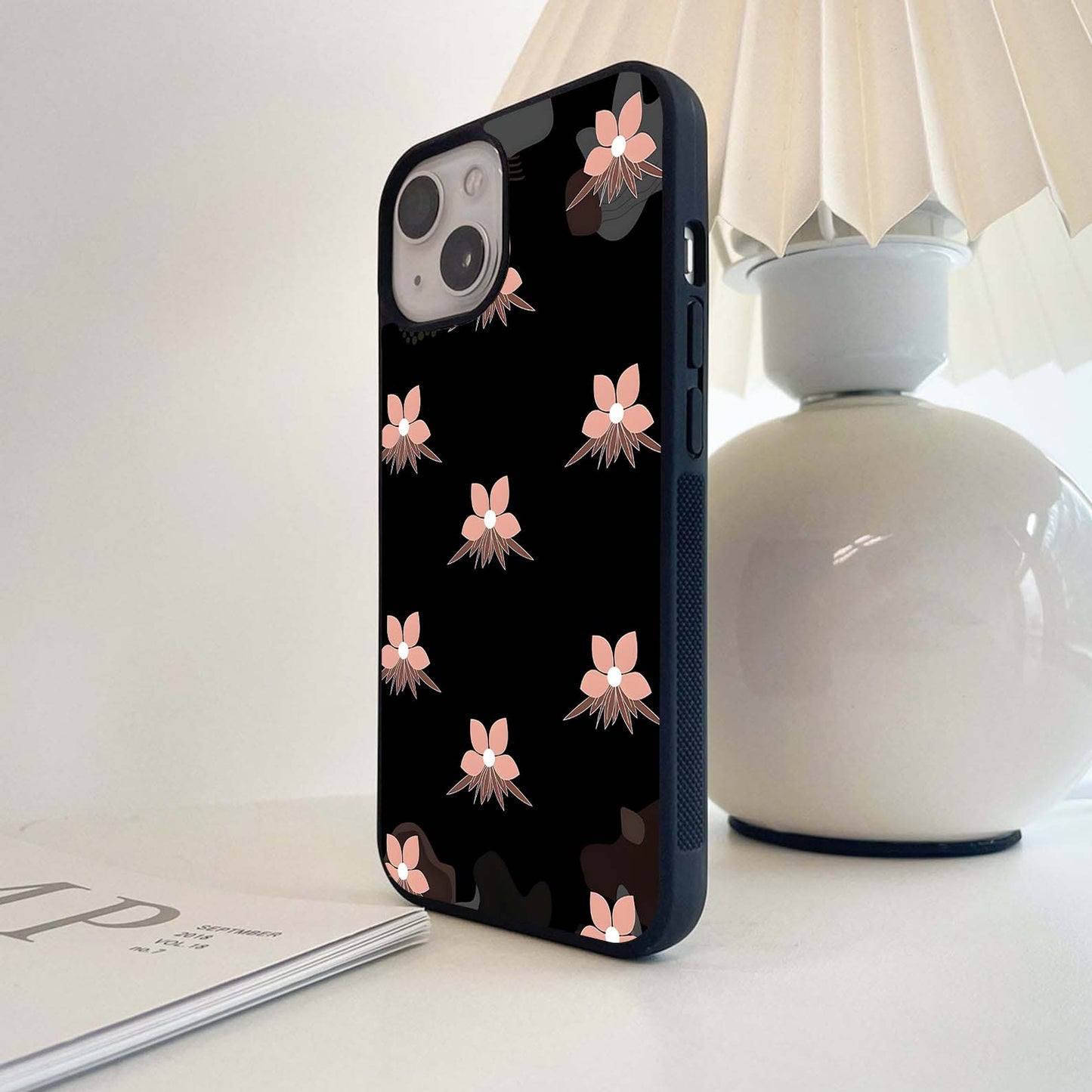 Blush Blossom Charm Glass Case