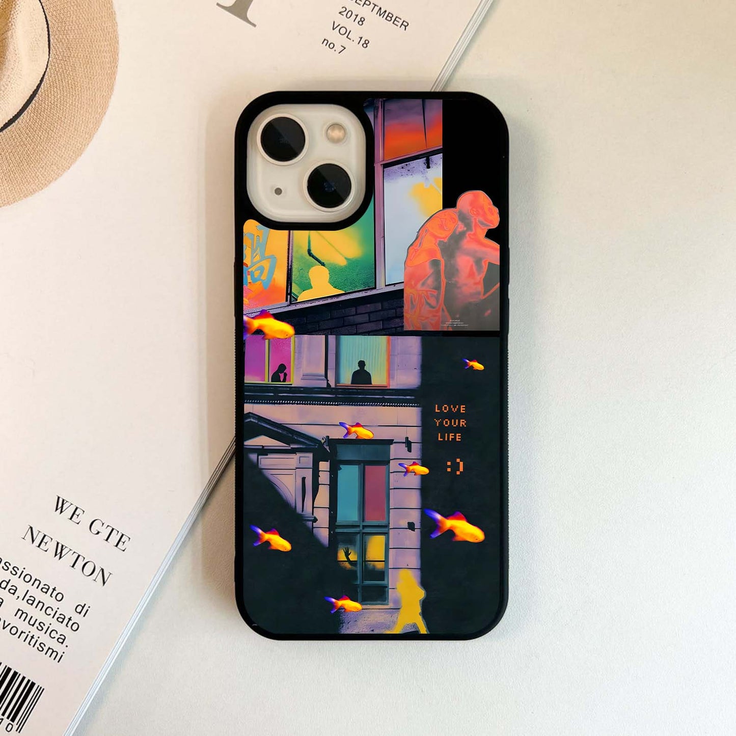 Urban Glitch Glass Case