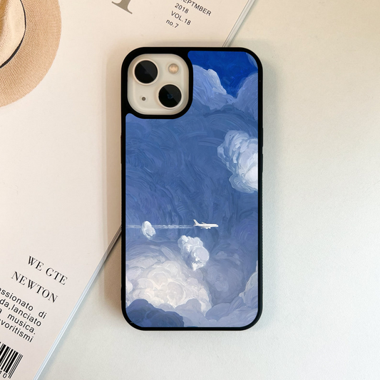 Brushstroke Skies Glass Case