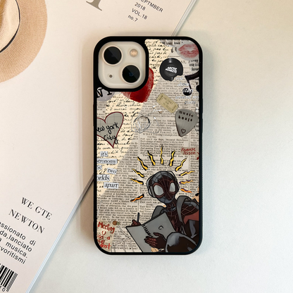 City Dream Sketch Glass Case