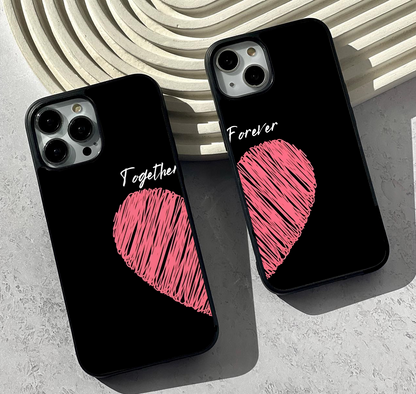 Love Forever Together Glass Case