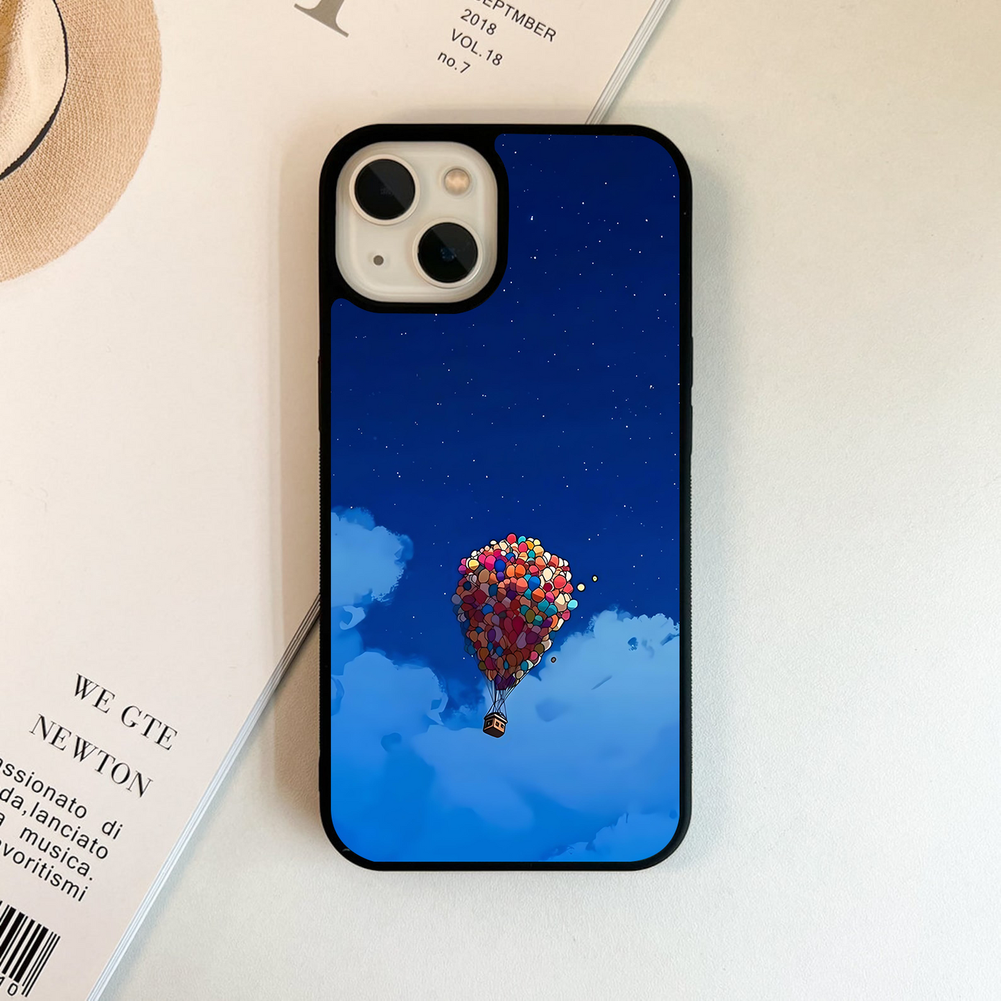 Balloon House Sky Glass Case