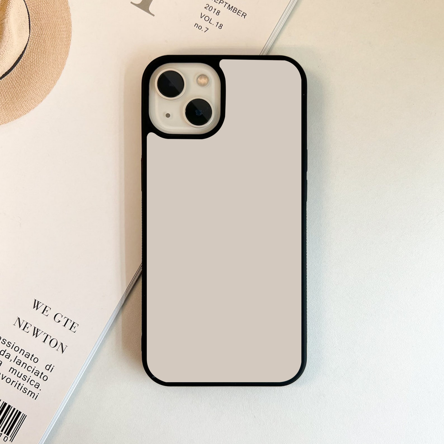 Pantone Oat Milk Glass Case