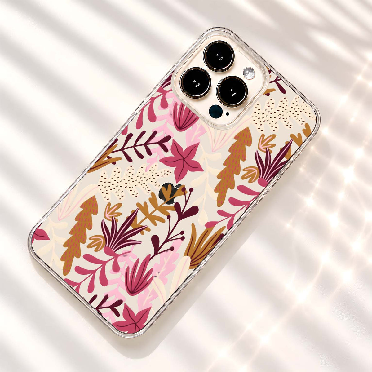 Pink Botanical Fantasy Silicon Cover