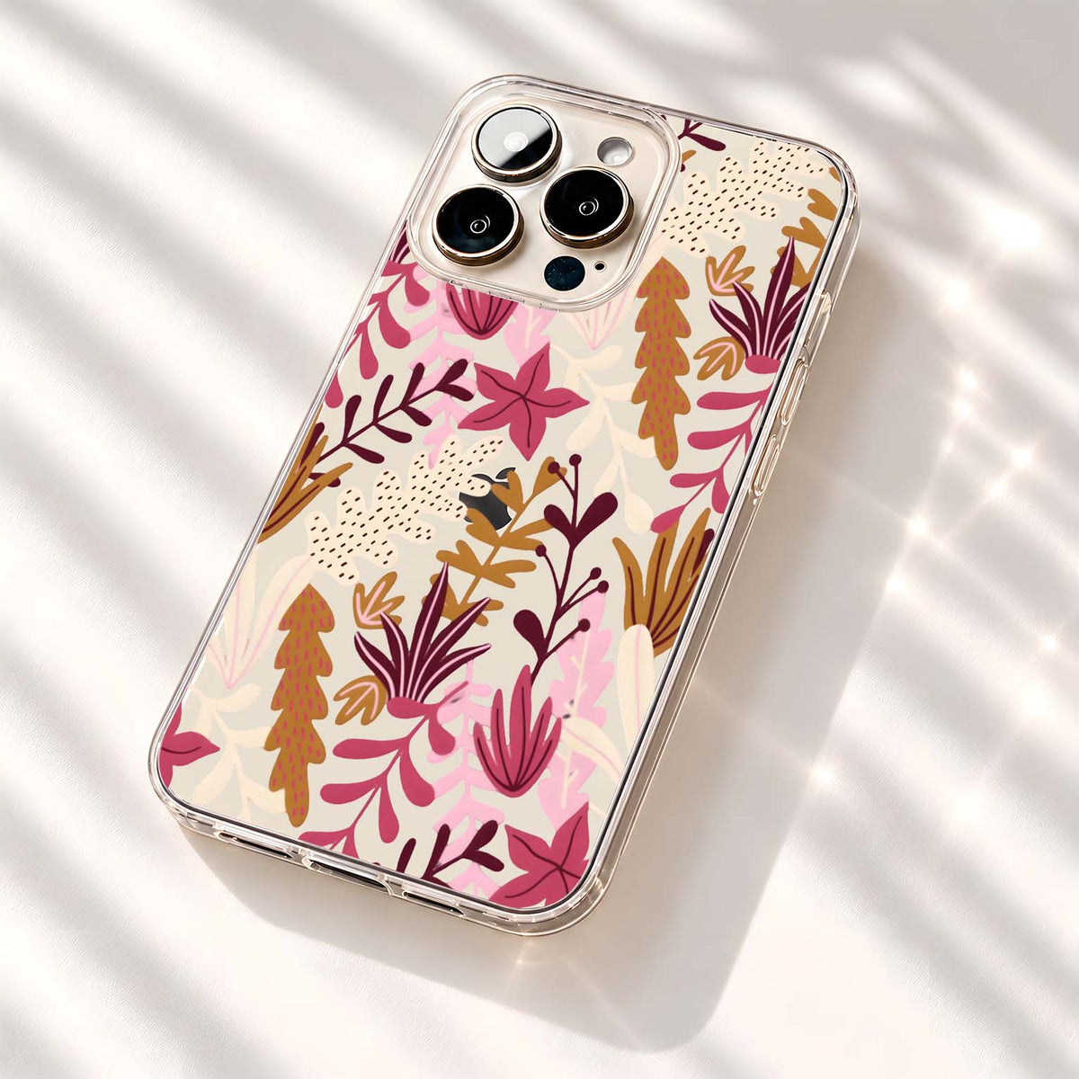 Pink Botanical Fantasy Silicon Cover