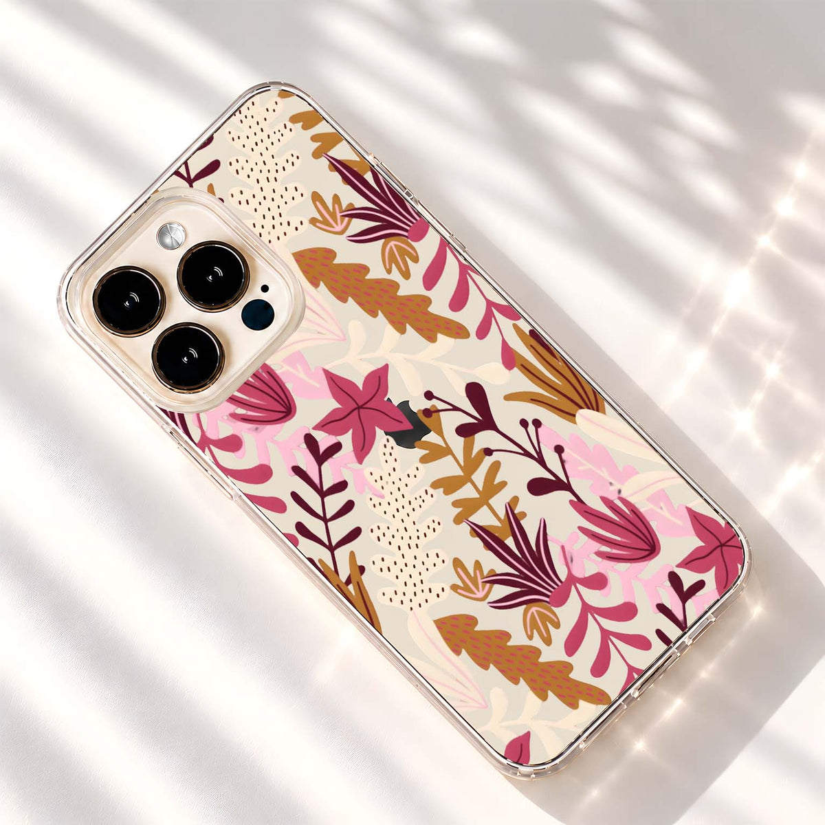 Pink Botanical Fantasy Silicon Cover