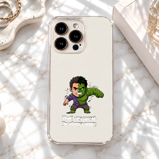 Always Angry Hulk Glass Case