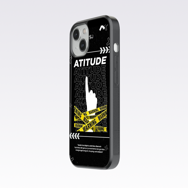 Attitude - Warning Pattern Glass Case