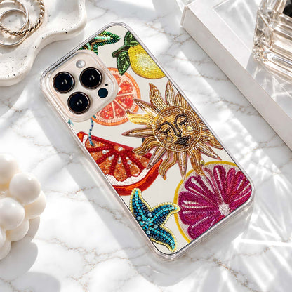 Beaded Summer Charms Clear Silicon Cover