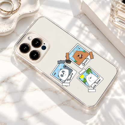 Bear Memory Frames Clear Silicon Cover