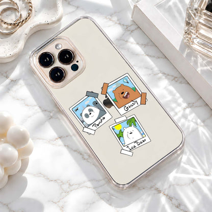 Bear Memory Frames Clear Silicon Cover