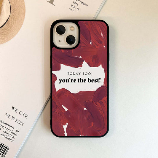 Bold Words Today Glass Case