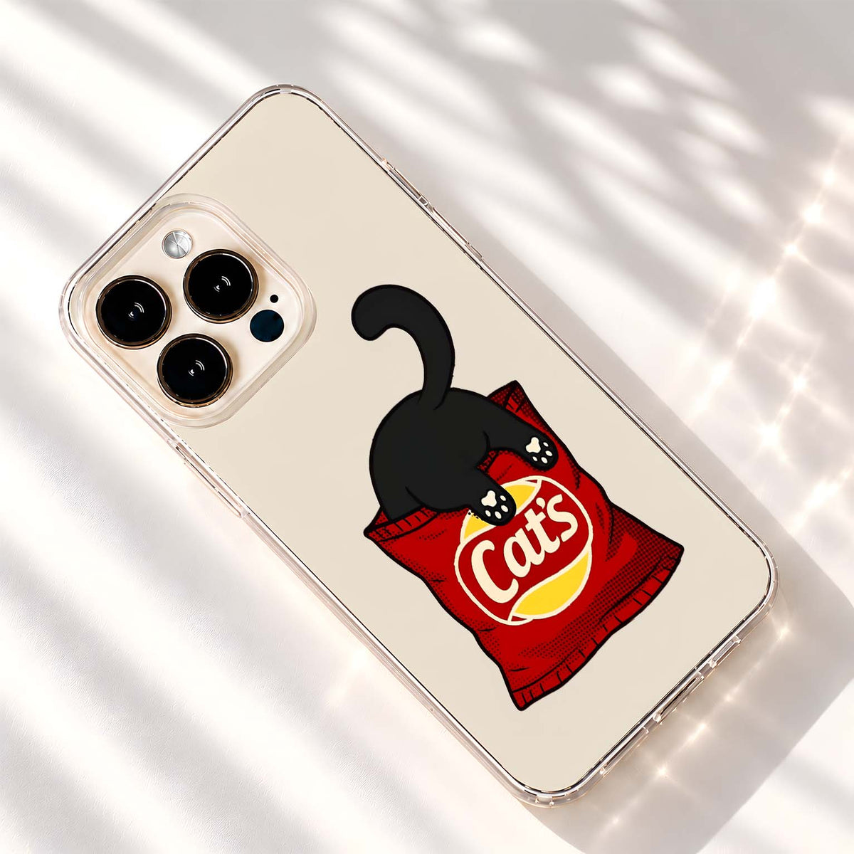 Cat In The Packet Clear Silicon Cover