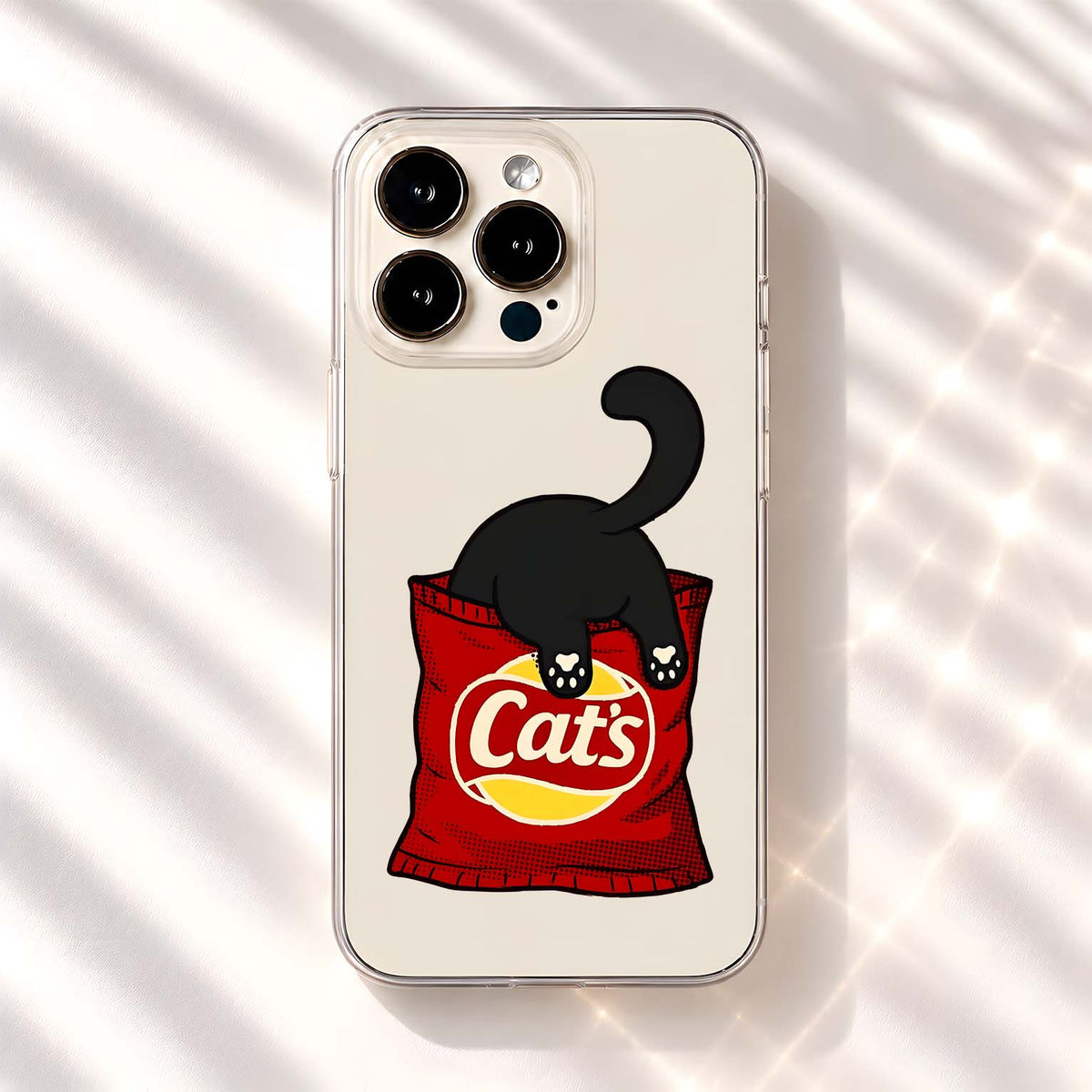 Cat In The Packet Clear Silicon Cover
