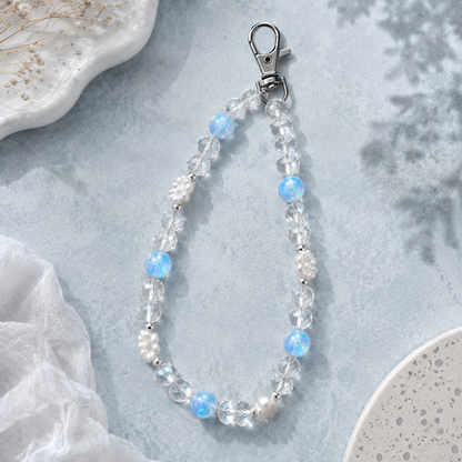 Blue Ocean Crystal Phone Charm