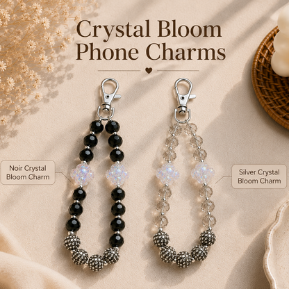 Crystal Bloom Phone charm