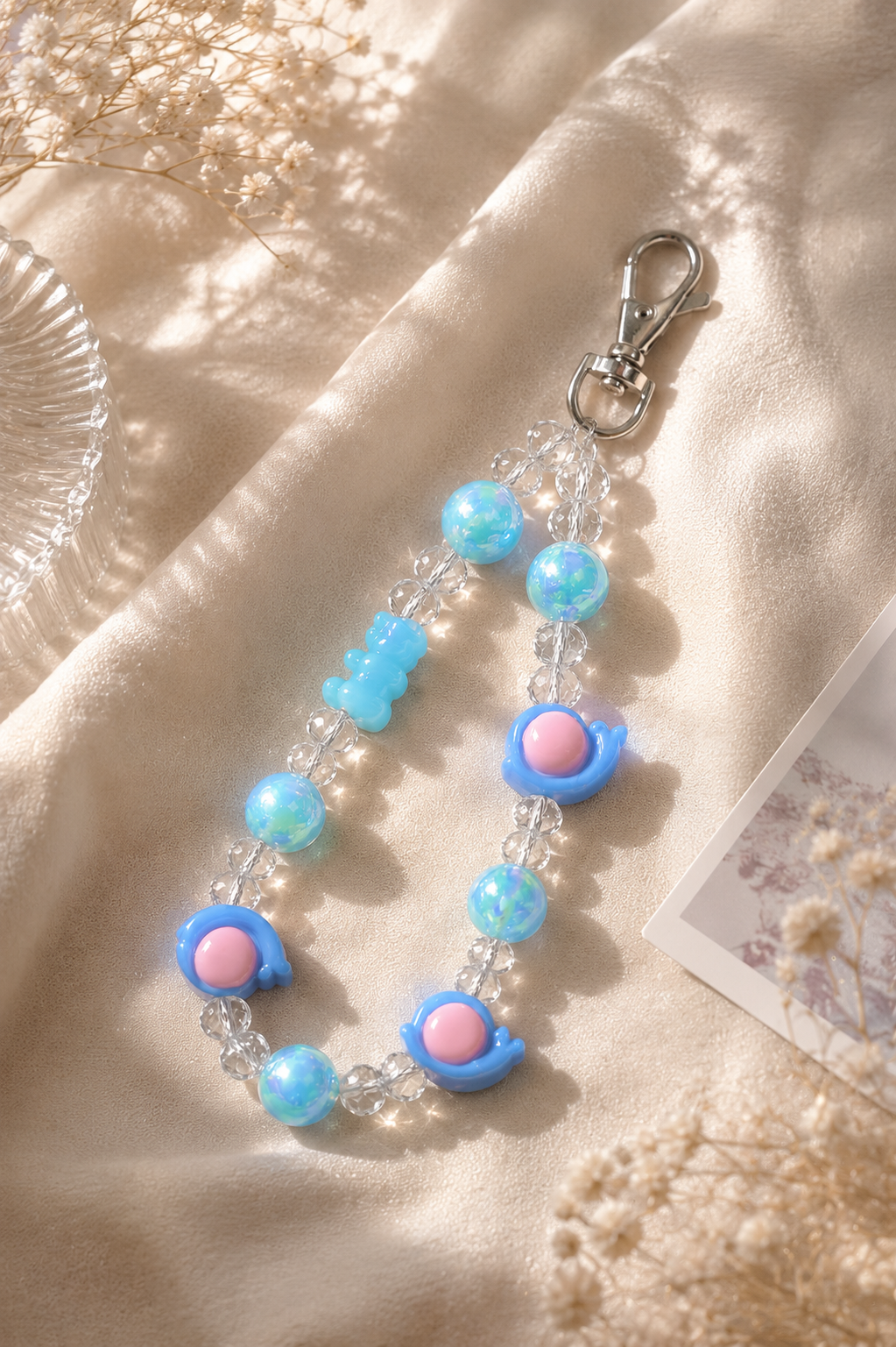 Blue Planet Phone Charm