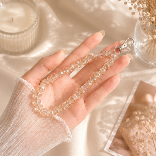 Smokey Luxe Beads Phone Charm