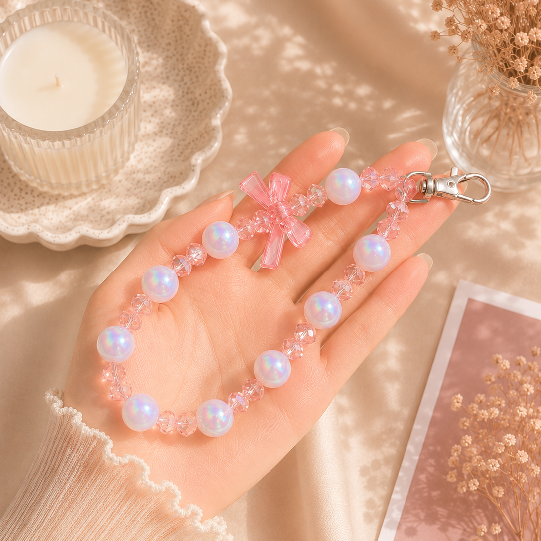 Pearl Bow Dream Phone Charm