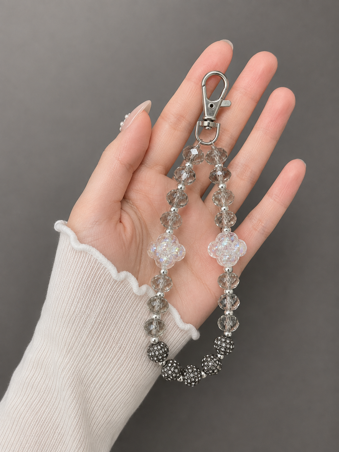 Crystal Bloom Phone charm