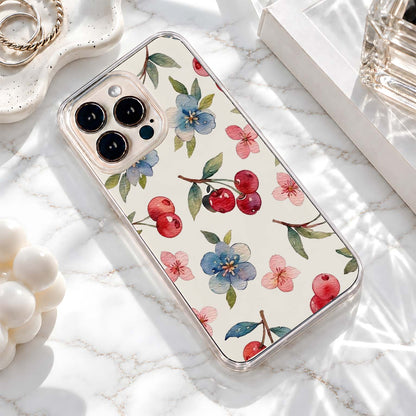 Cherry Blossom Garden Clear Silicon Cover