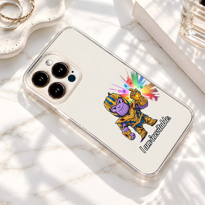 Chibi Infinity Thanos Clear Silicon Cover