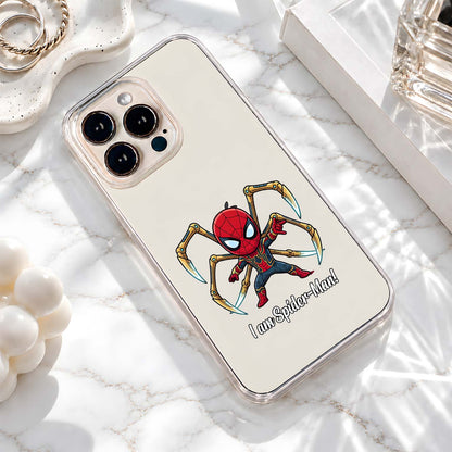 Chibi Iron Spiderman Clear Silicon Cover