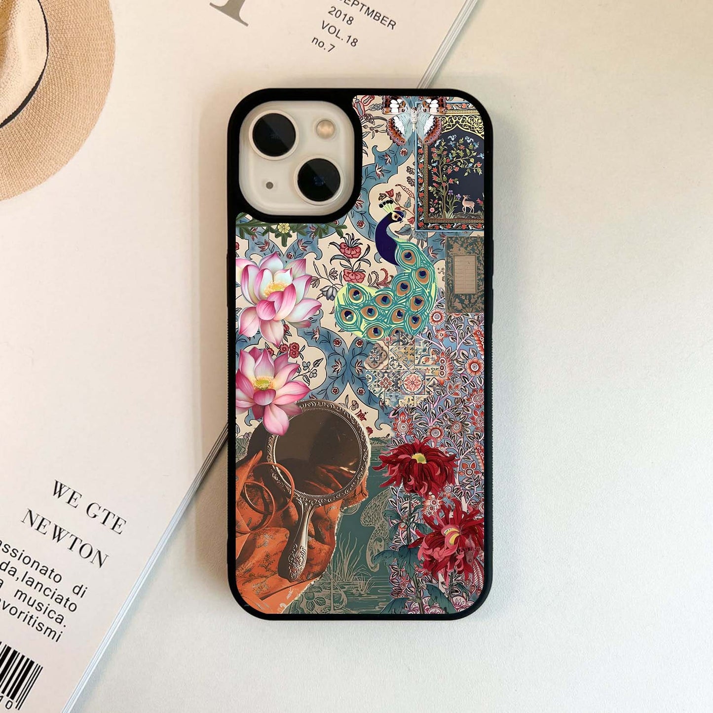 Cockatiel Blossom Glass Case