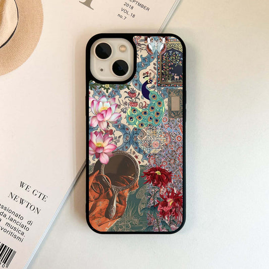 Cockatiel Blossom Glass Case